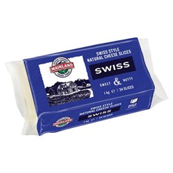 Swiss Cheese Slices 1kg 