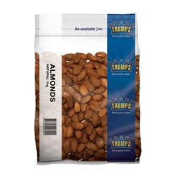 Almond Whole 1kg  Natural Kernel