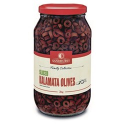 Olives Kalamata Sliced 2kg  