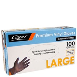 Gloves Large Blue 100/pkt Powder Free