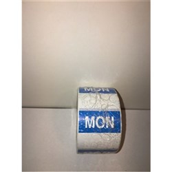 Labels 25mm - Monday 