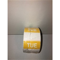 Labels 25mm - Tuesday 