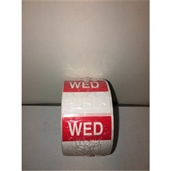 Labels 25mm - Wednesday 