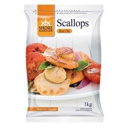 Scallops Roe-On 20/30 1kg 
