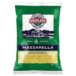 Mozzarella Shredded 2kg 