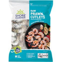 Prawn Cutlets 26/30 Raw 1kg Vannamei
