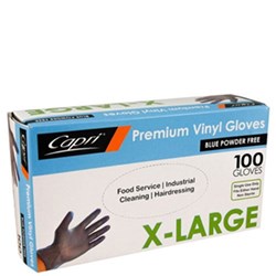 Gloves Extra Large Blue 100/pkt Powder Free