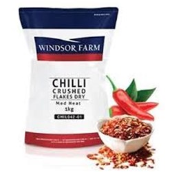 Chilli Flakes Crushed 1kg Dry