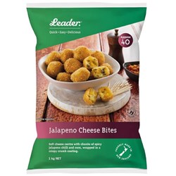 Jalapeno Cheese Bites 1kg  40x25g