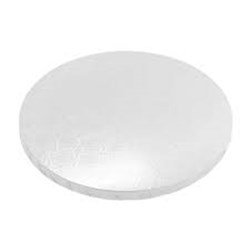 Cake Board Round White 10in 50/pkt