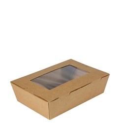 Lunch Box Window Medium Kraft 200/ctn