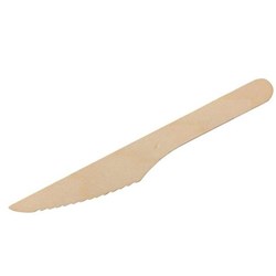 Wooden Knife Cutlery 165mm 1000/ctn