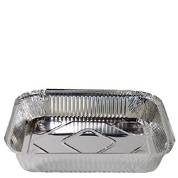 Foil Large Container Deep Rect. 3kg 200/ctn Lid PCL14855PP