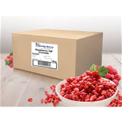Raspberry Crumble IQF 10kg  DNR BB 16/11/23