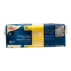Cheese Cheddar Slice Processed 1.04kg  84 Slices 
