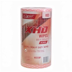Wipe Rolls Red Heavy Duty 85 Sheets