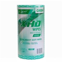 Wipe Rolls Green Heavy Duty 85 Sheets