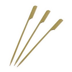 Skewers Bamboo Boat Oar 12cm Hamburger Skewers 100/pkt