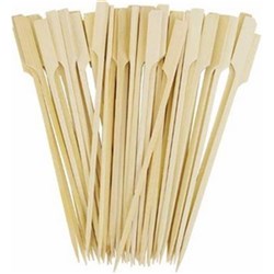 Skewers Bamboo Boat Oar 15cm Hamburger Skewers 100/pkt