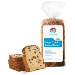 Bread Super Thick Raisin 6x650g 