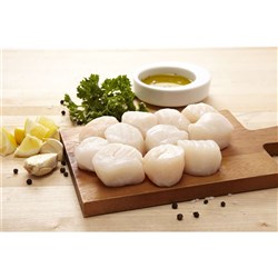 Scallops Roe Off 10/20 IQF 1kg  Shark Bay