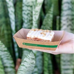 Tray Food PLA Kraft No. 2 1000/ctn