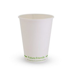 Cup Coffee 12oz Single Wall White 1000/ctn 86.5mm TF