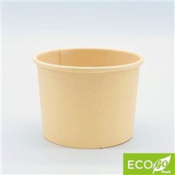 Soup Bowl Kraft PLA 12oz 500/ctn Bamboo
