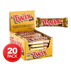 Twix Chocolate Bar 20x50g 