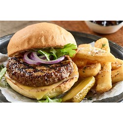Burger Beef Par Cooked 20x120g Halal