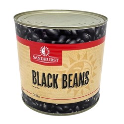Beans Black Whole Italian 2.5kg 