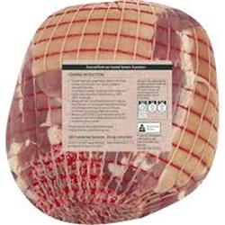 Roast Pork Unseasoned Half R/W 3kg 