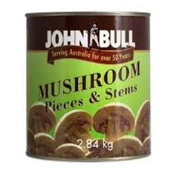 Mushrooms P/Stems A10 Sliced