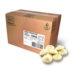Chocolate White Buttons 15kg Compound