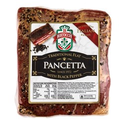 Flat Pancetta Mild R/W 1.2kg with Black Pepper