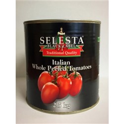 Tomato Whole Peeled 2.5kg Italian