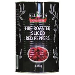 Red Peppers Strips Fire Roasted A12 