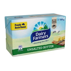 Butter Unsalted 500g 
