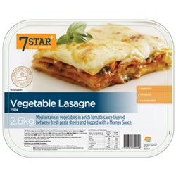 Lasagne Vegetable 2.6kg 
