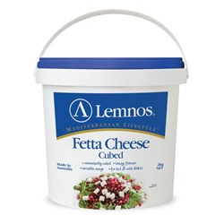 Fetta Cheese Australian 2kg  Cubed