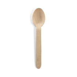 Wooden Teaspoon 110mm 2000/ctn