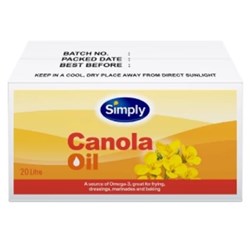 Canola Oil 20L BIB 