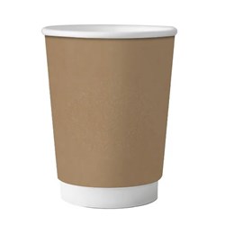 Cup Coffee 12oz Double Wall Kraft  500/ctn