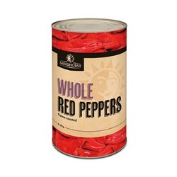 Red Roasted Whole Peppers A12 