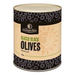 Olives Black Sliced A10 