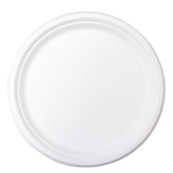 Plate Natural Fibre Round 10" 500/ctn