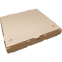 Pizza Box 13in Brown Plain 50/ctn