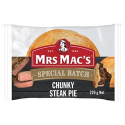Pie Chunky Steak 12x240gm 