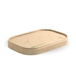 Lid To Suit Kraft Board Rectangular 500-1000ml 300/ctn
