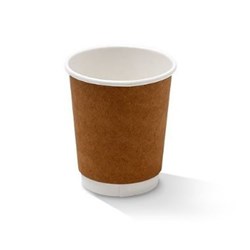 Cup Coffee 8oz Double Wall Kraft  500/ctn